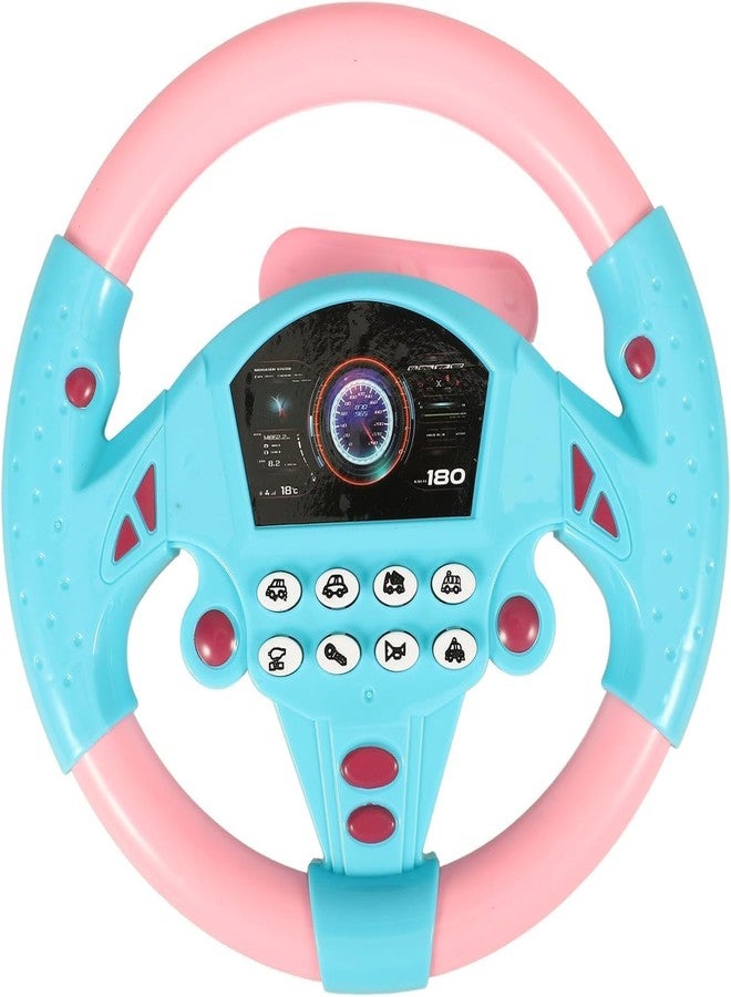 lizepto Kids Driving Steering Wheel Funny Interactive Driving Wheel with Music (PB) - Image 1